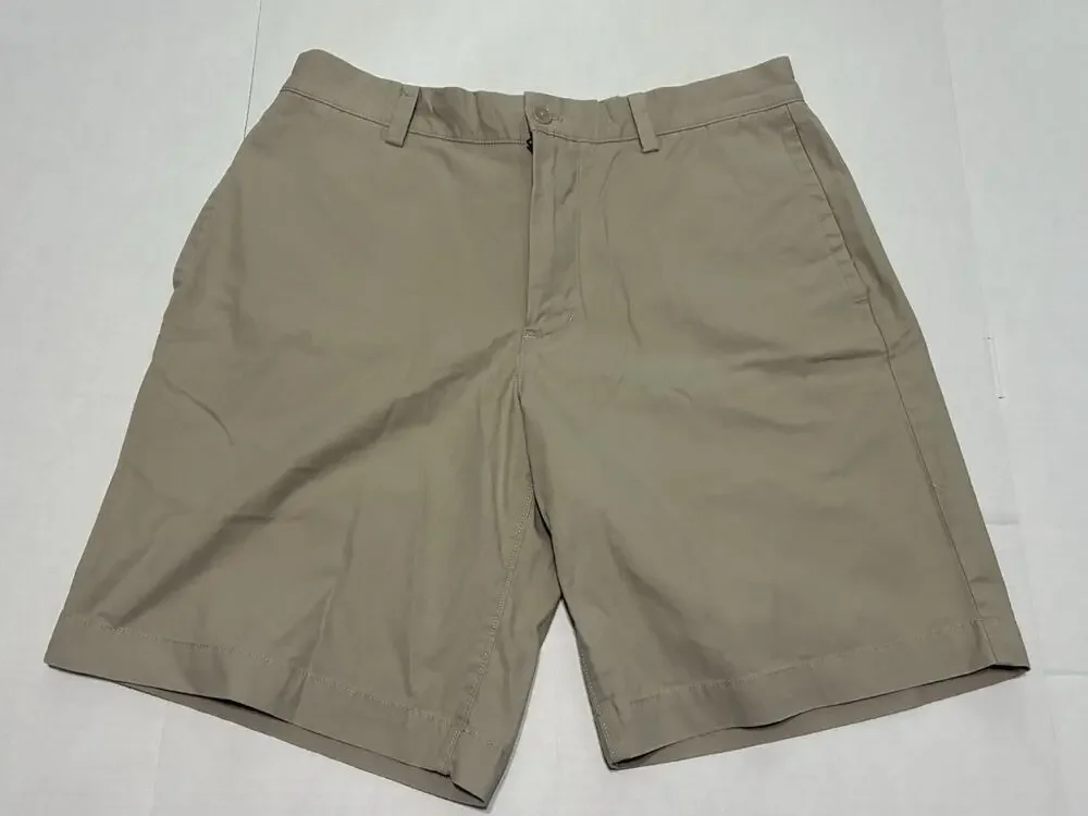 Banana Republic Men's 34 Khaki Chino Shorts 9” Inseam